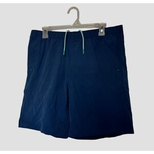 Myles Make Moves Shorts Mens Large Navy Blue Everyday Short Performance Stretch
